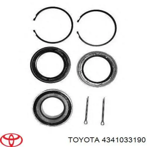 4341033190 Toyota árbol de transmisión trasero derecho