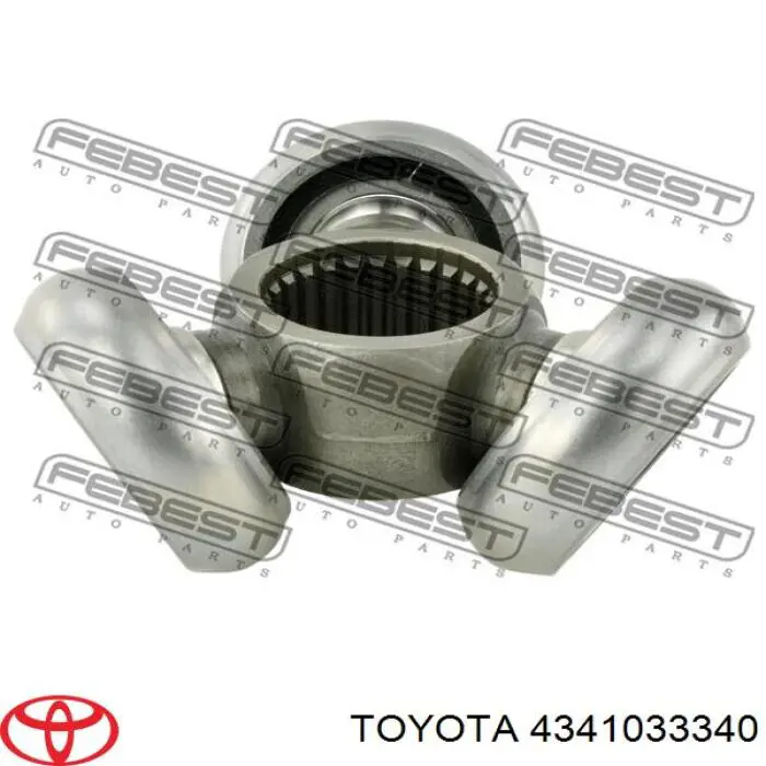 4341033340 Toyota árbol de transmisión delantero derecho