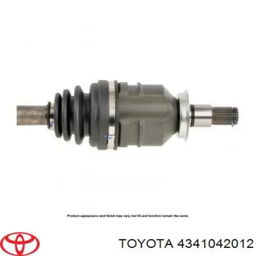 4341042012 Toyota árbol de transmisión delantero derecho