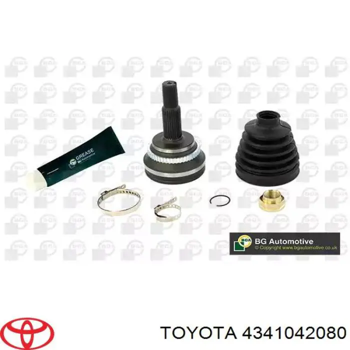 4341044042 Toyota árbol de transmisión trasero derecho