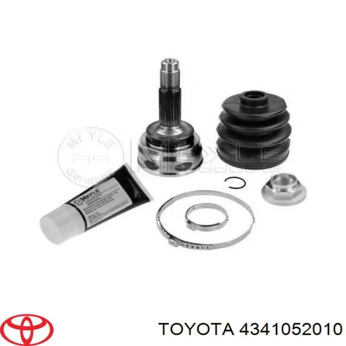 Comprar 4341052010 Toyota Semieje delantero derecho
