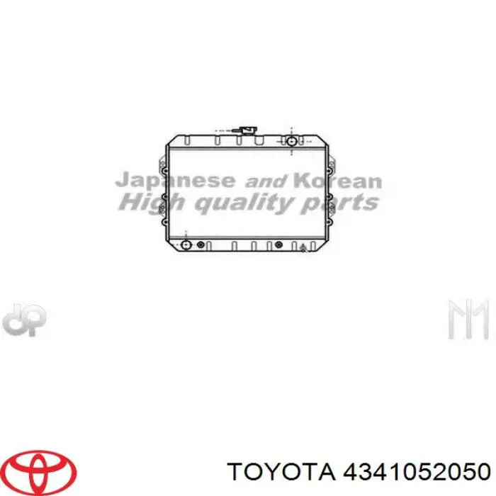 4341059050 Toyota árbol de transmisión delantero derecho