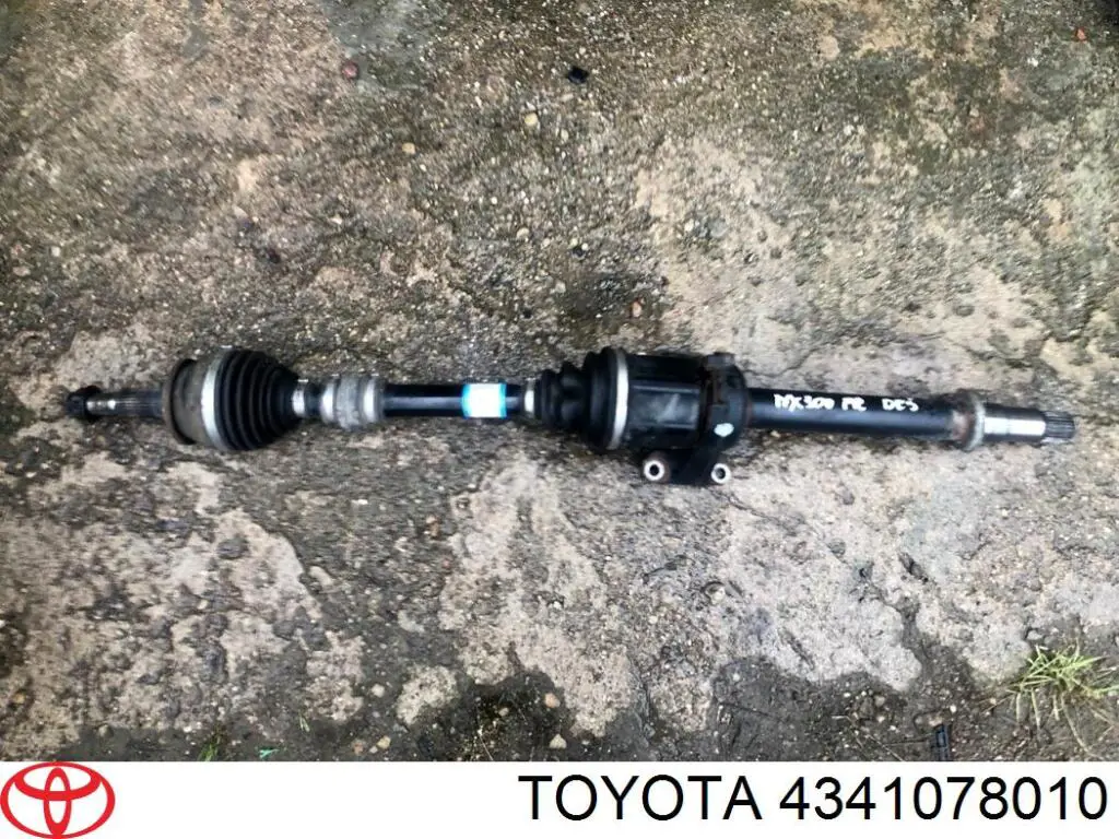 4341078010 Toyota Semieje delantero derecho