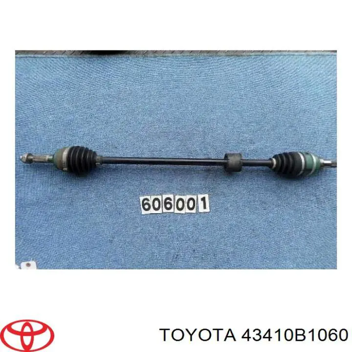 43410B1060 Toyota árbol de transmisión delantero derecho