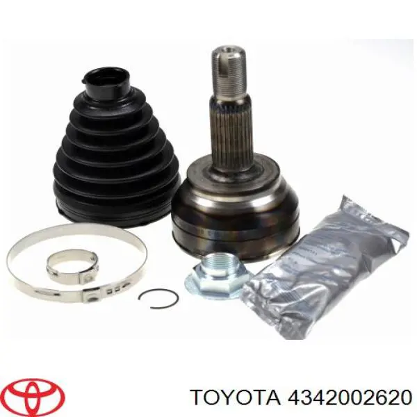 Semieje delantero izquierdo Toyota 4342002620 precio, desde 91,49 EUR