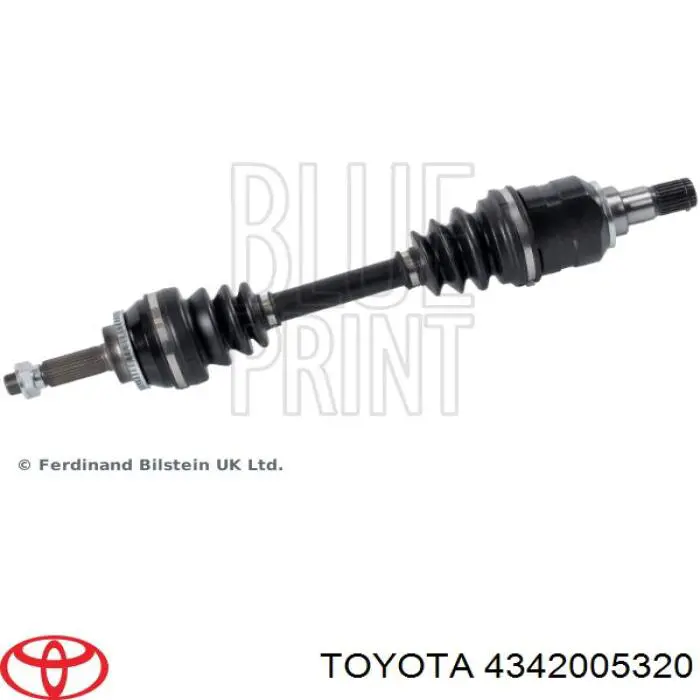 Semieje delantero izquierdo Toyota 4342005320 precio, desde 100,19 EUR