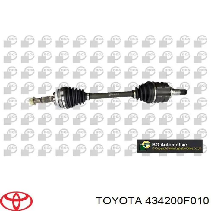 Semieje delantero izquierdo Toyota 434200F010 precio, desde 105,77 EUR