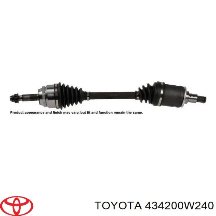 Semieje delantero izquierdo Toyota 434200W240 precio, desde 195,56 EUR