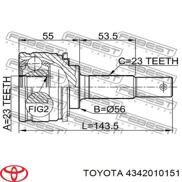 4342010151 Toyota