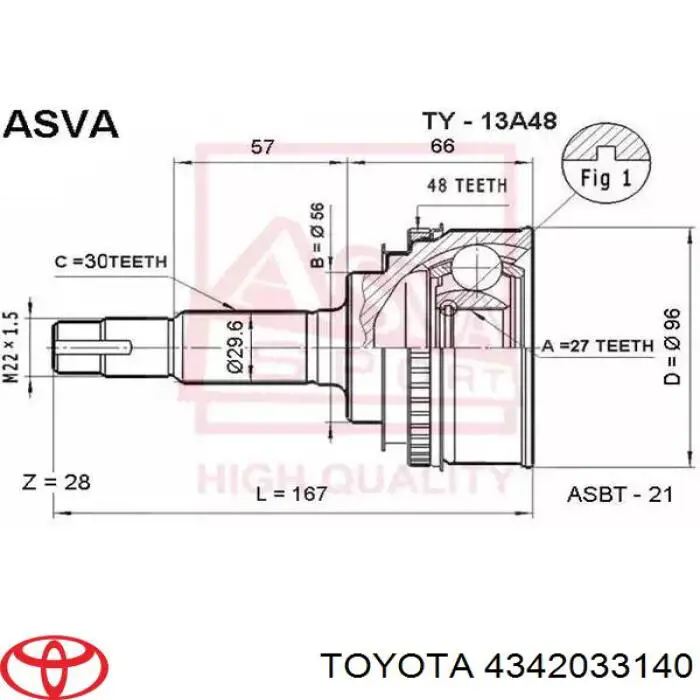 4342033140 Toyota