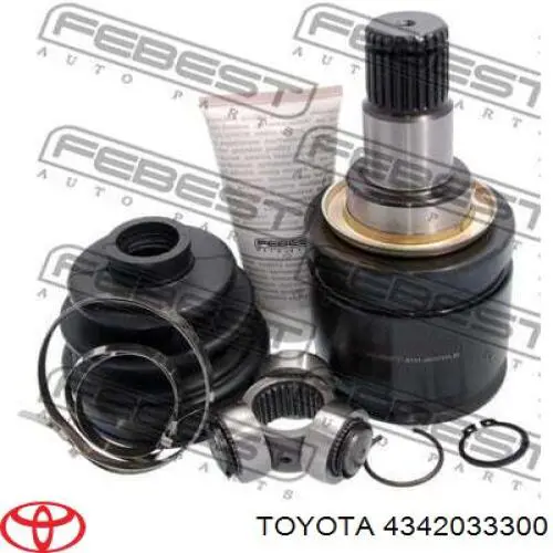 Semieje delantero izquierdo Toyota 4342033300 precio, desde 146,21 EUR