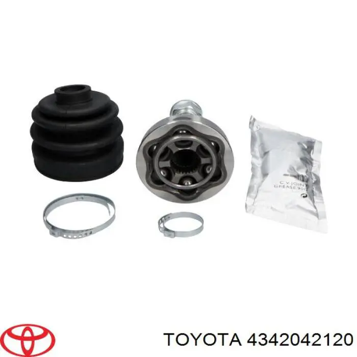 4342042120 Toyota árbol de transmisión delantero izquierdo