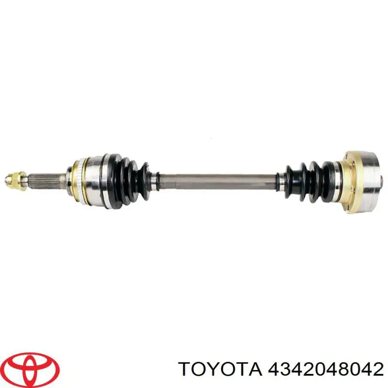 4342048042 Toyota árbol de transmisión delantero izquierdo