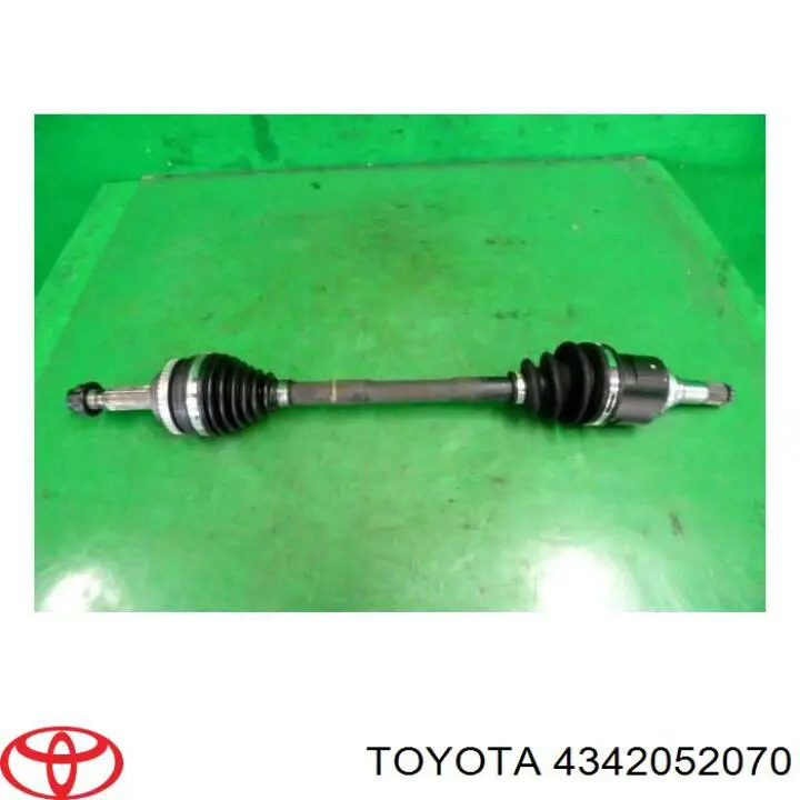 4342052070 Toyota árbol de transmisión delantero izquierdo