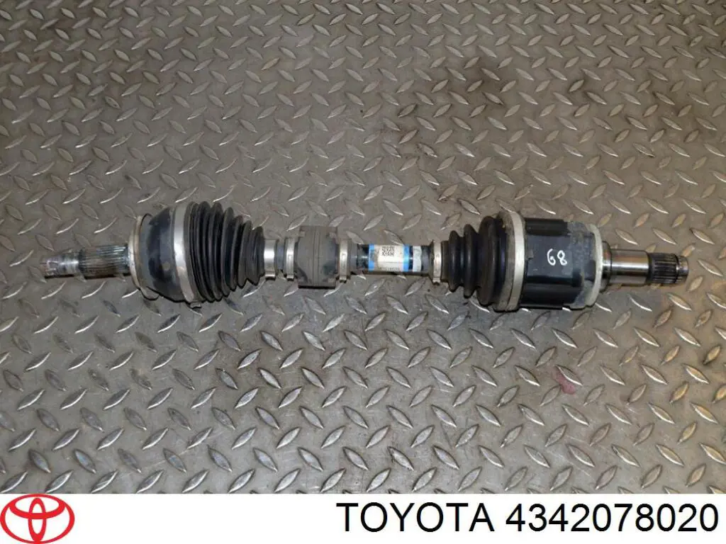 4342078020 Toyota árbol de transmisión delantero izquierdo