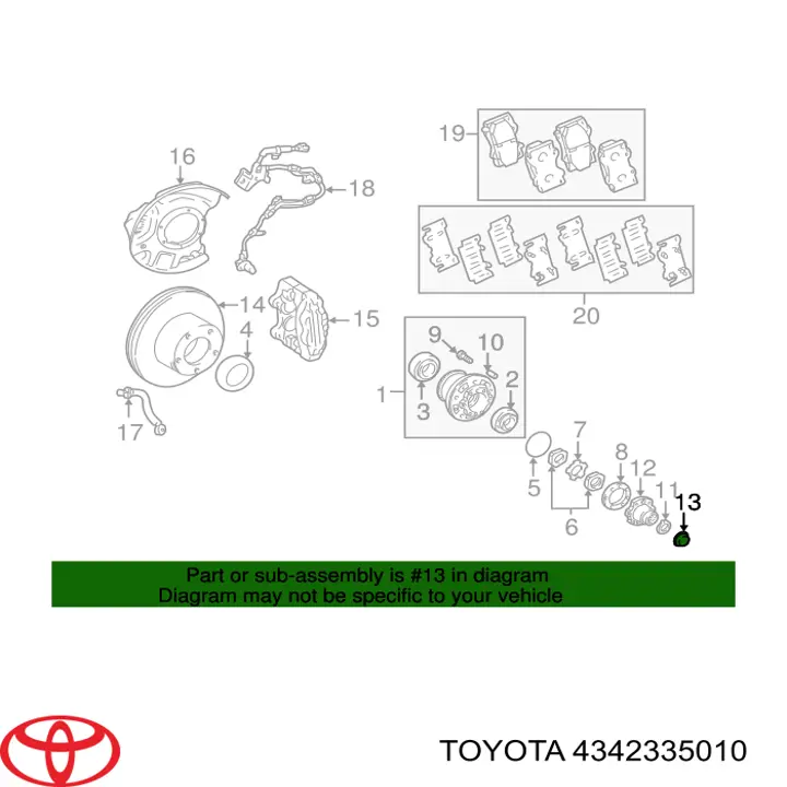 Comprar 4342335010 Toyota Tapa de rueda
