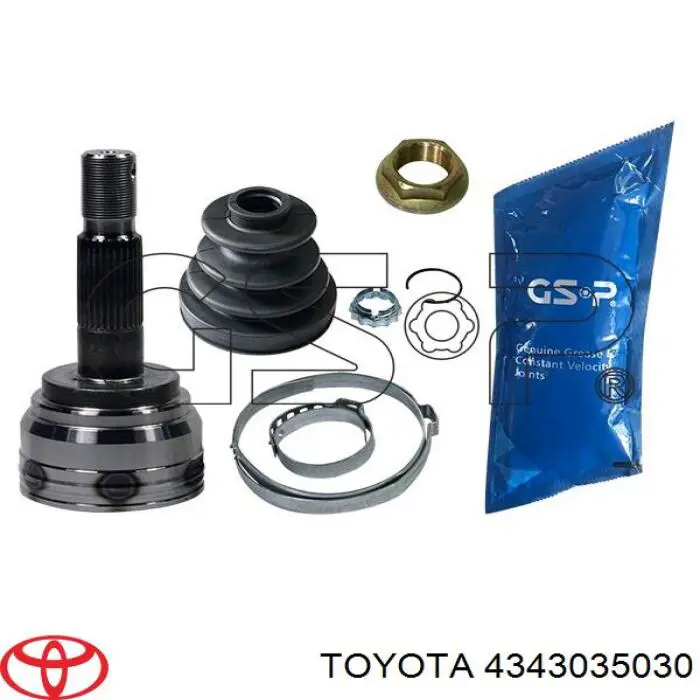 434303503084 Toyota Semieje delantero