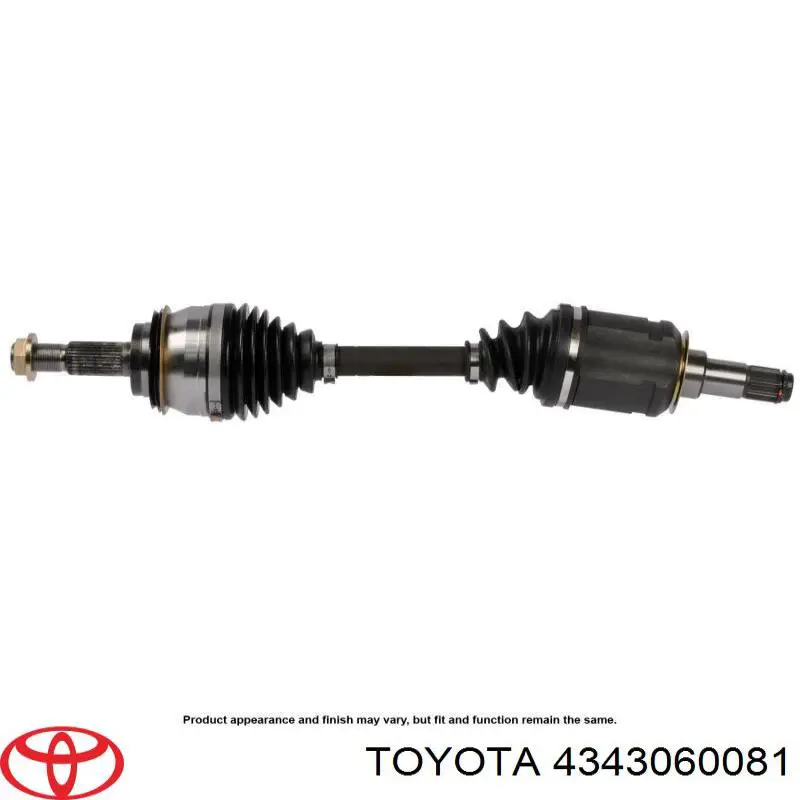 Comprar 4343060080 Toyota Semieje delantero