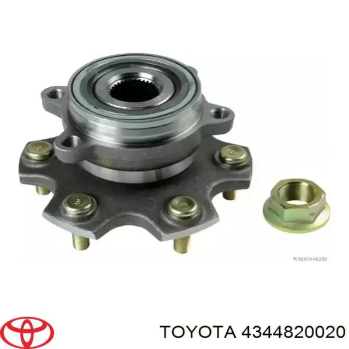 4344820020 Toyota fuelle, árbol de transmisión delantero interior