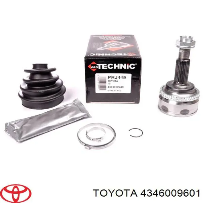 Junta homocinética exterior delantera derecha TOYOTA 4346009601