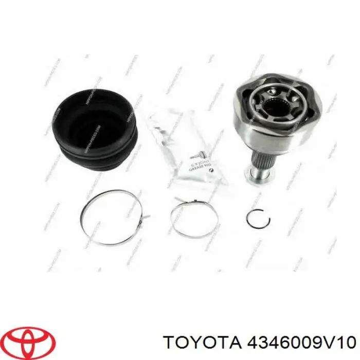 4346009V10 Toyota Semieje delantero