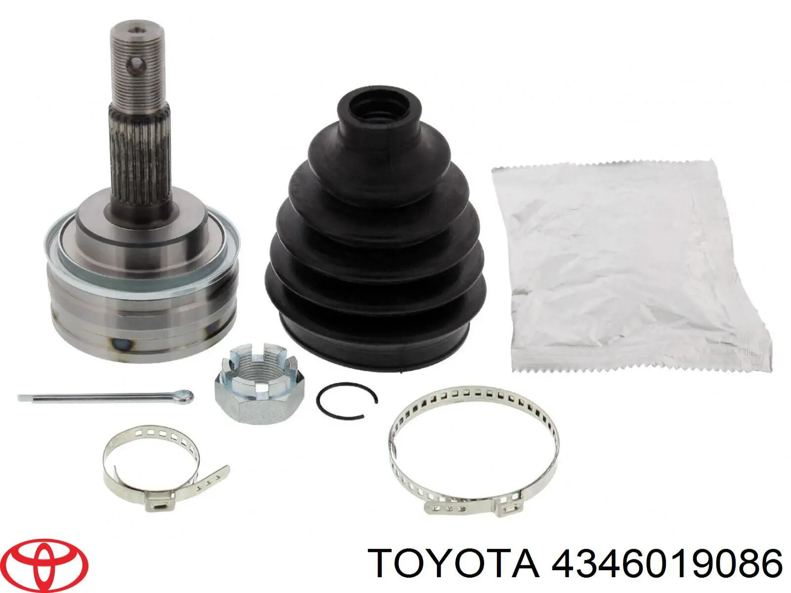 4346019086 Toyota junta homocinética exterior delantera