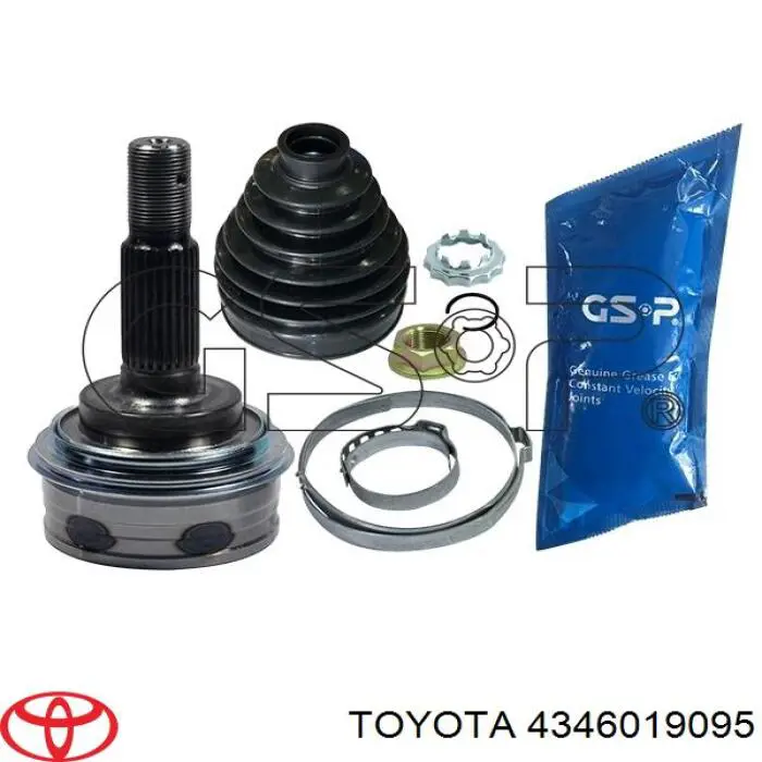 Junta homocinética exterior delantera Toyota 4346019095 precio, desde 32,49 EUR