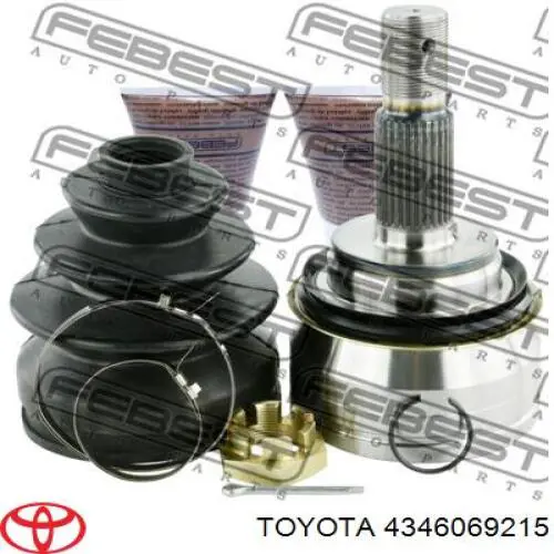 4346069215 Toyota junta homocinética exterior delantera