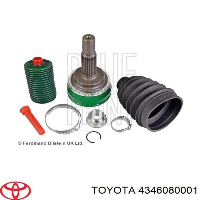Comprar 4346080001 Toyota Junta homocinética exterior delantera derecha