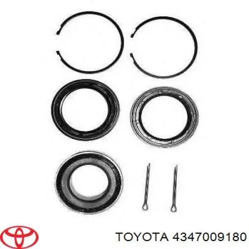 4347009180 Toyota junta homocinética exterior delantera