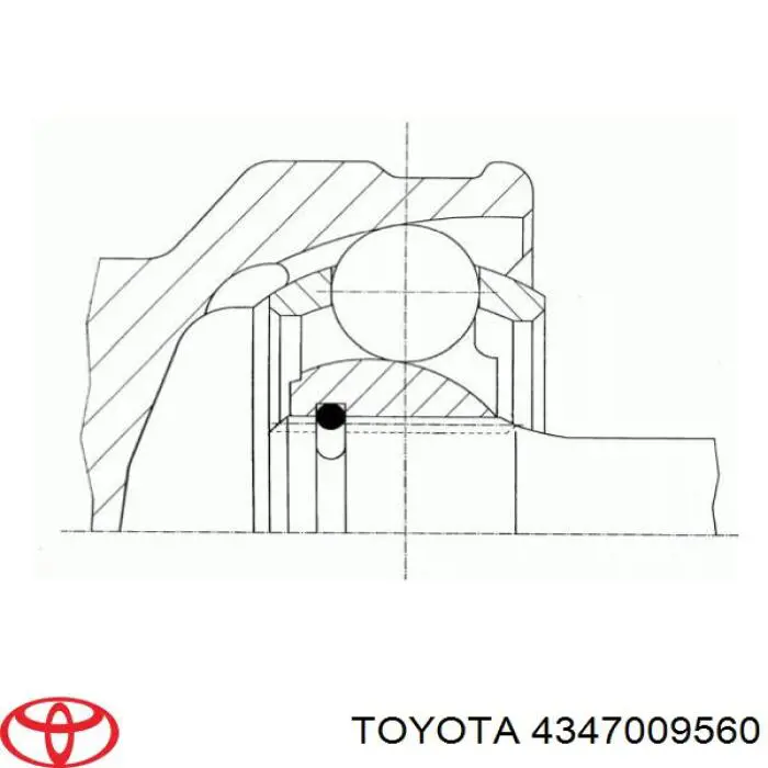 Comprar 4347009560 Toyota Junta homocinetica