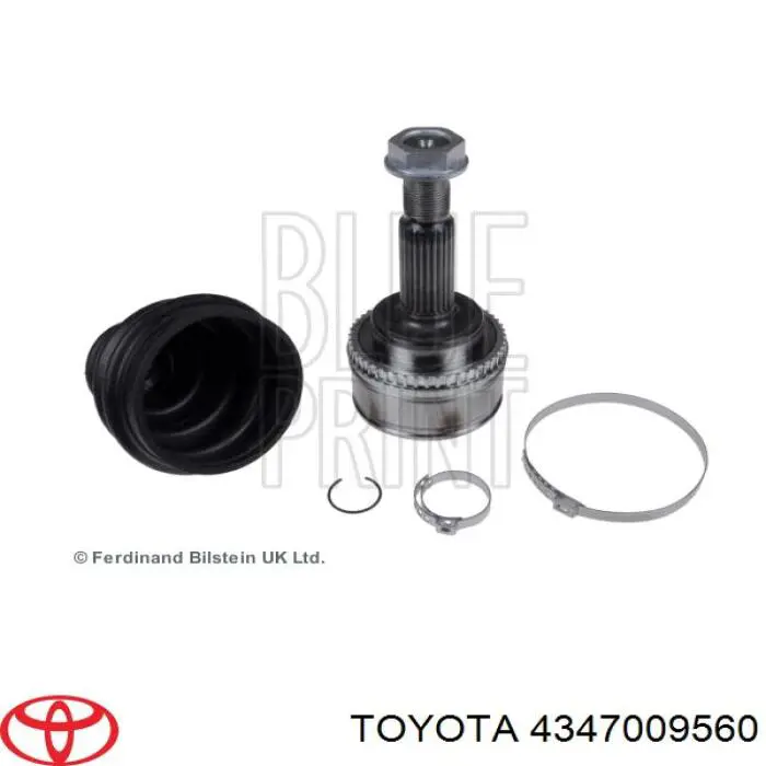 Junta homocinética exterior delantera Toyota 4347009560 precio, desde 33,07 EUR