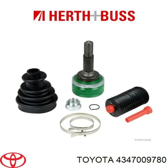 4347009780 Toyota junta homocinética exterior delantera