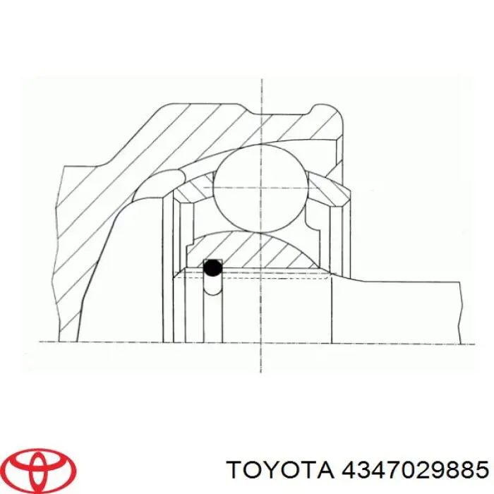 Junta homocinética exterior delantera derecha Toyota 4347029626 precio, desde 105,21 EUR