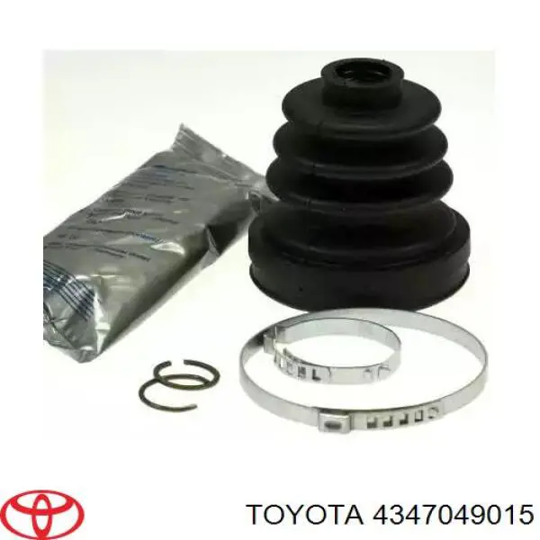 4347049015 Toyota árbol de transmisión delantero derecho