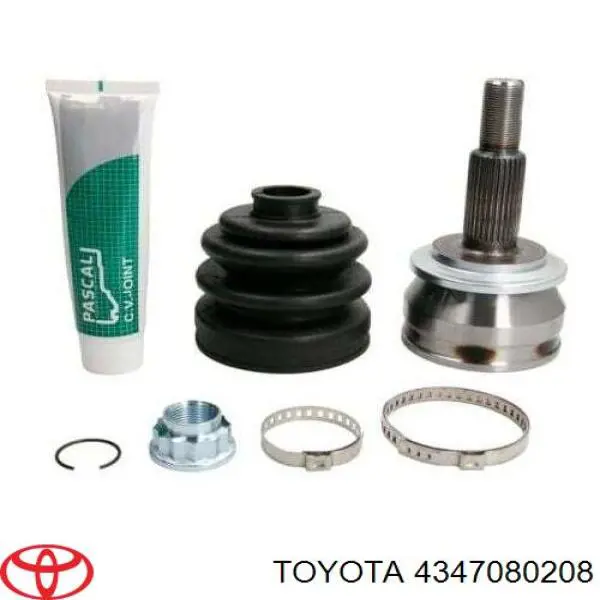 4347080208 Toyota junta homocinética exterior delantera