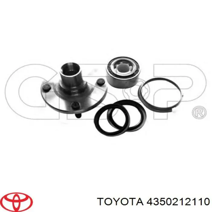 4350212110 Toyota cubo de rueda delantero