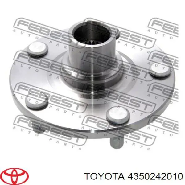 4350242010 Toyota cubo de rueda delantero