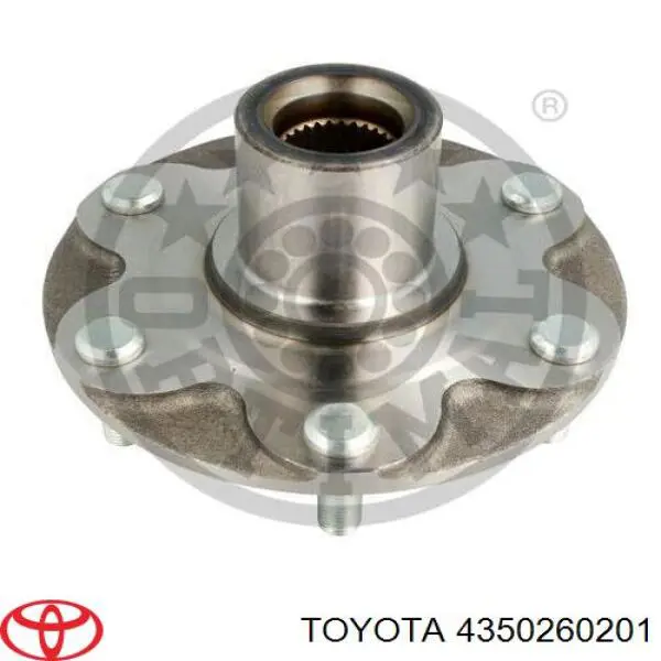 Buje de rueda delantero 4350260201 Toyota