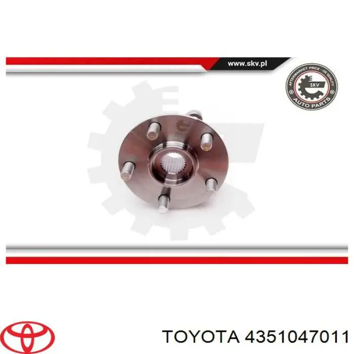Cubo de rueda delantero Toyota Prius NHW20