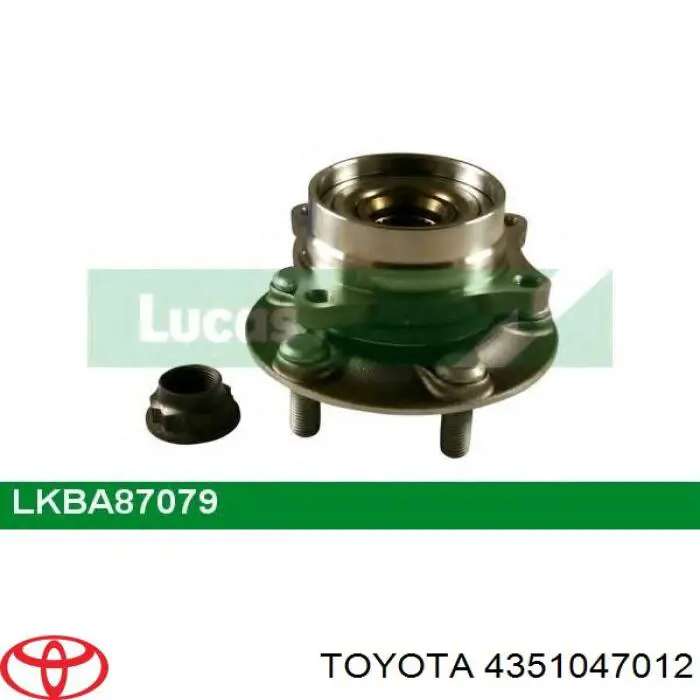 Cubo de rueda delantero Toyota Prius NHW20