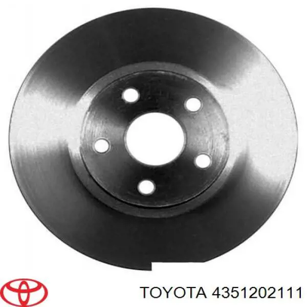 4351202111 Toyota disco de freno delantero