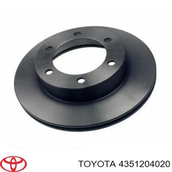 4351204020 Toyota freno de disco delantero