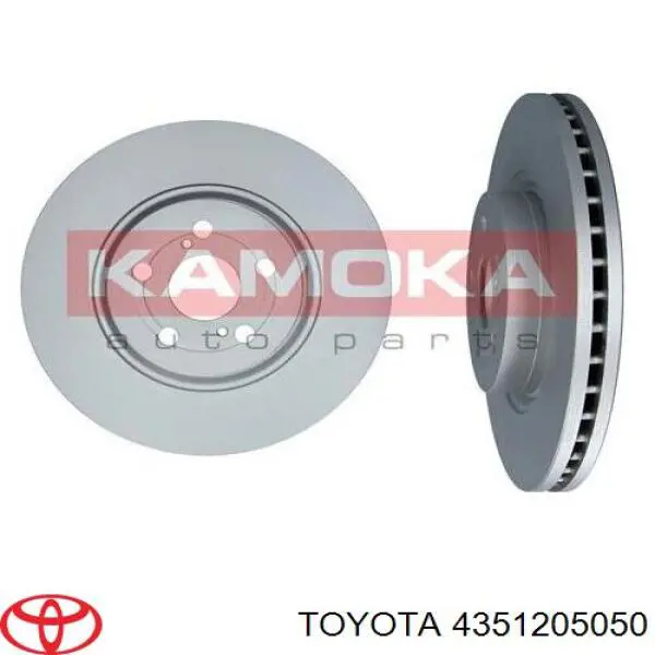 Disco de freno delantero Toyota 4351205050