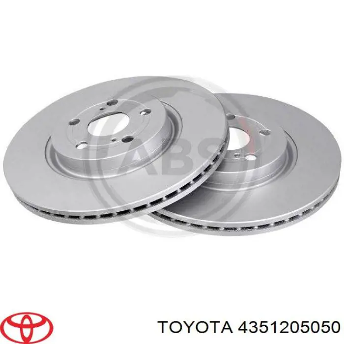 Comprar 4351205050 Toyota Freno de disco delantero