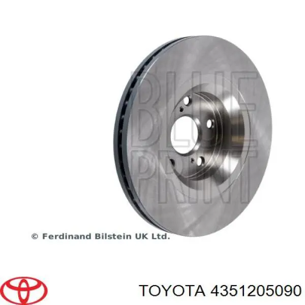 Disco de freno 4351205090 Toyota