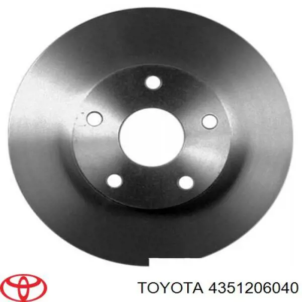 Comprar 4351206040 Toyota Freno de disco delantero