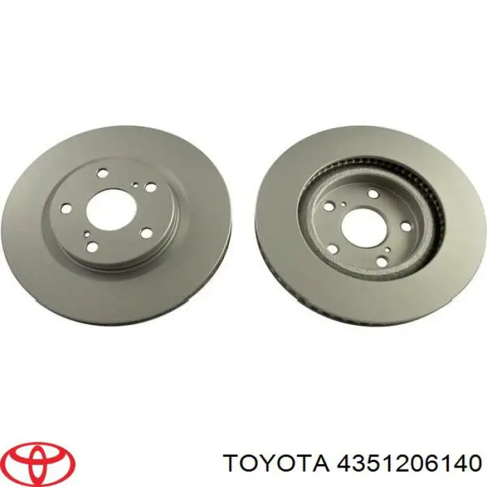 Comprar 4351206140 Toyota Freno de disco delantero