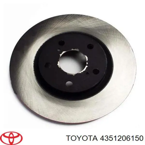 4351206150 Toyota disco de freno delantero