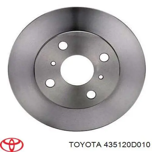 435120D010 Toyota disco de freno delantero